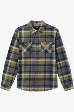 LANDMARKED FLANNEL STANDARD FIT LONG SLEEVE SHIRT