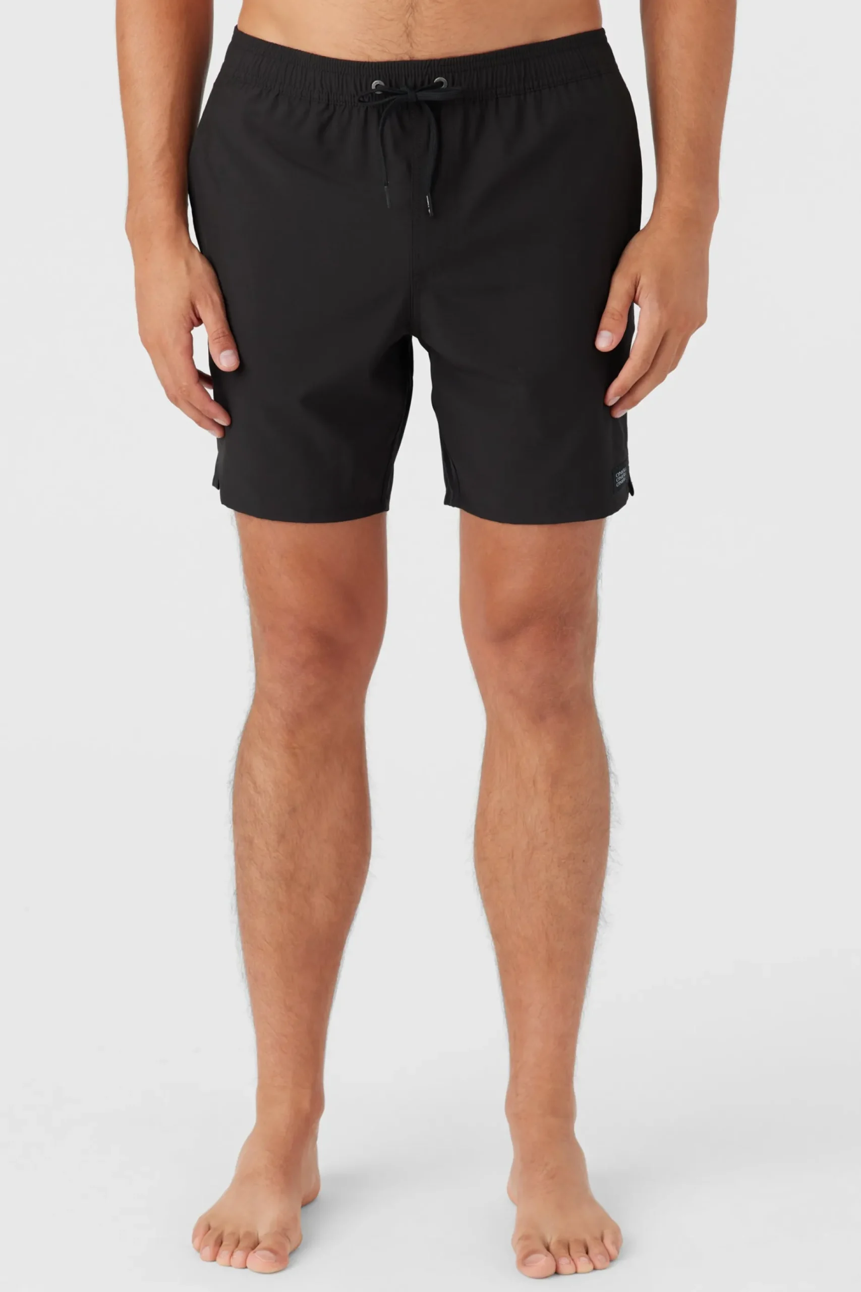 LENNOX HERMOSA SOLID ELASTIC WAIST 17" SWIM TRUNKS