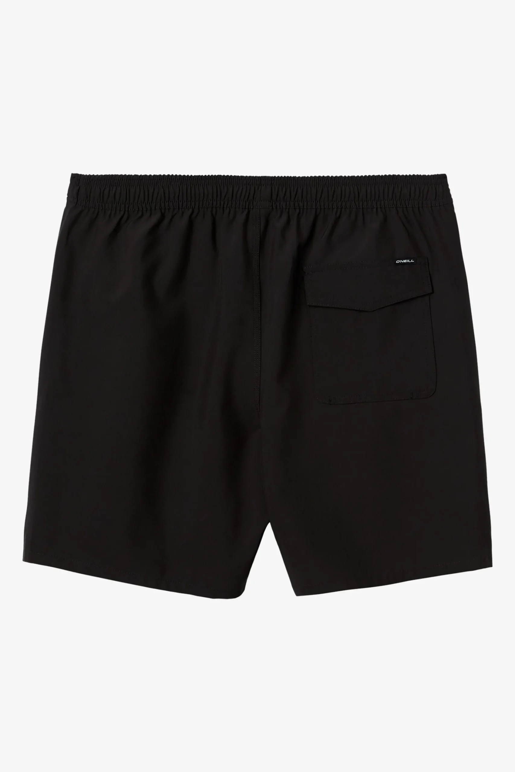 LENNOX HERMOSA SOLID ELASTIC WAIST 17" SWIM TRUNKS
