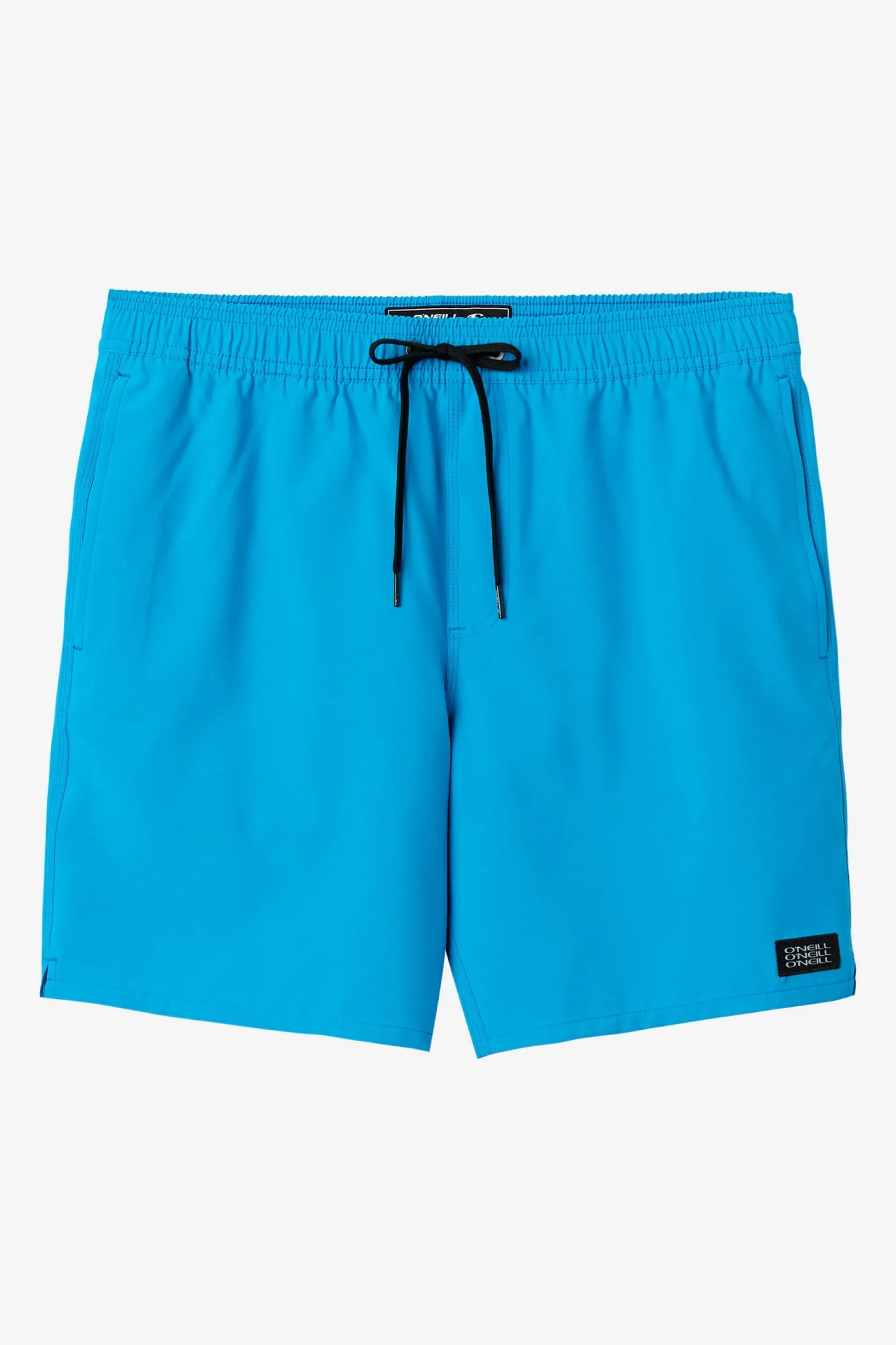 LENNOX HERMOSA SOLID ELASTIC WAIST 17" SWIM TRUNKS
