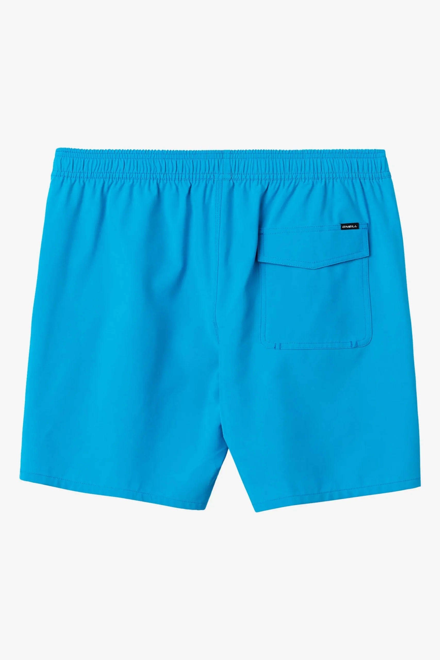 LENNOX HERMOSA SOLID ELASTIC WAIST 17" SWIM TRUNKS