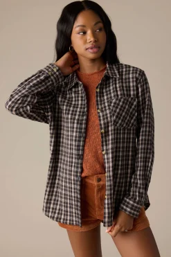 LOGAN FLANNEL RELAXED FIT SHIRT