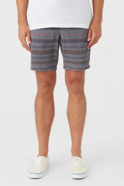 LOW KEY STRIPE 18" SHORTS