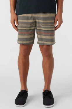 LOW KEY STRIPE 18" SHORTS