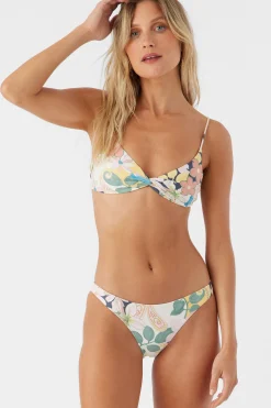 MADISON FLORAL MALIBU TWIST BRALETTE TOP