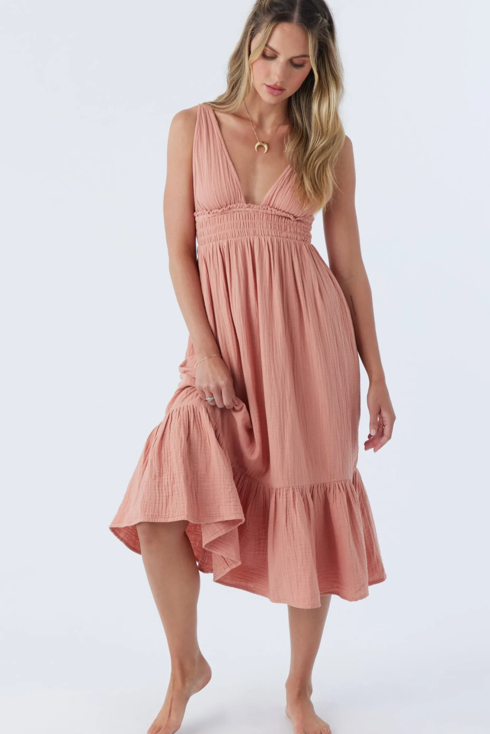 MARGEAUX DOUBLE GAUZE COVER-UP DRESS