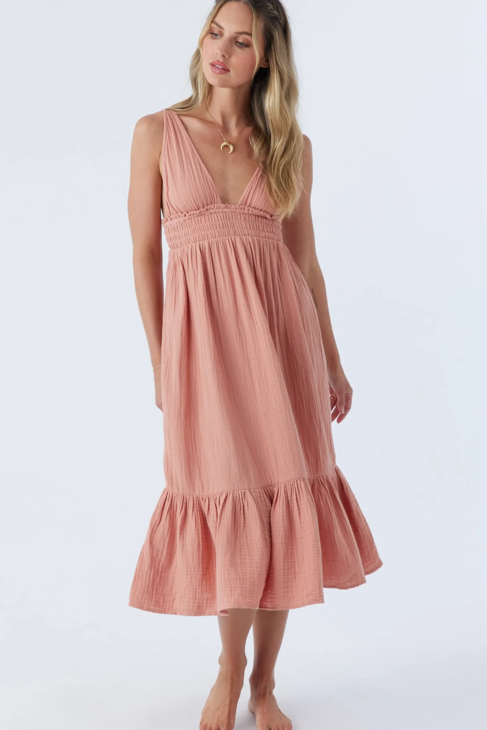 MARGEAUX DOUBLE GAUZE COVER-UP DRESS