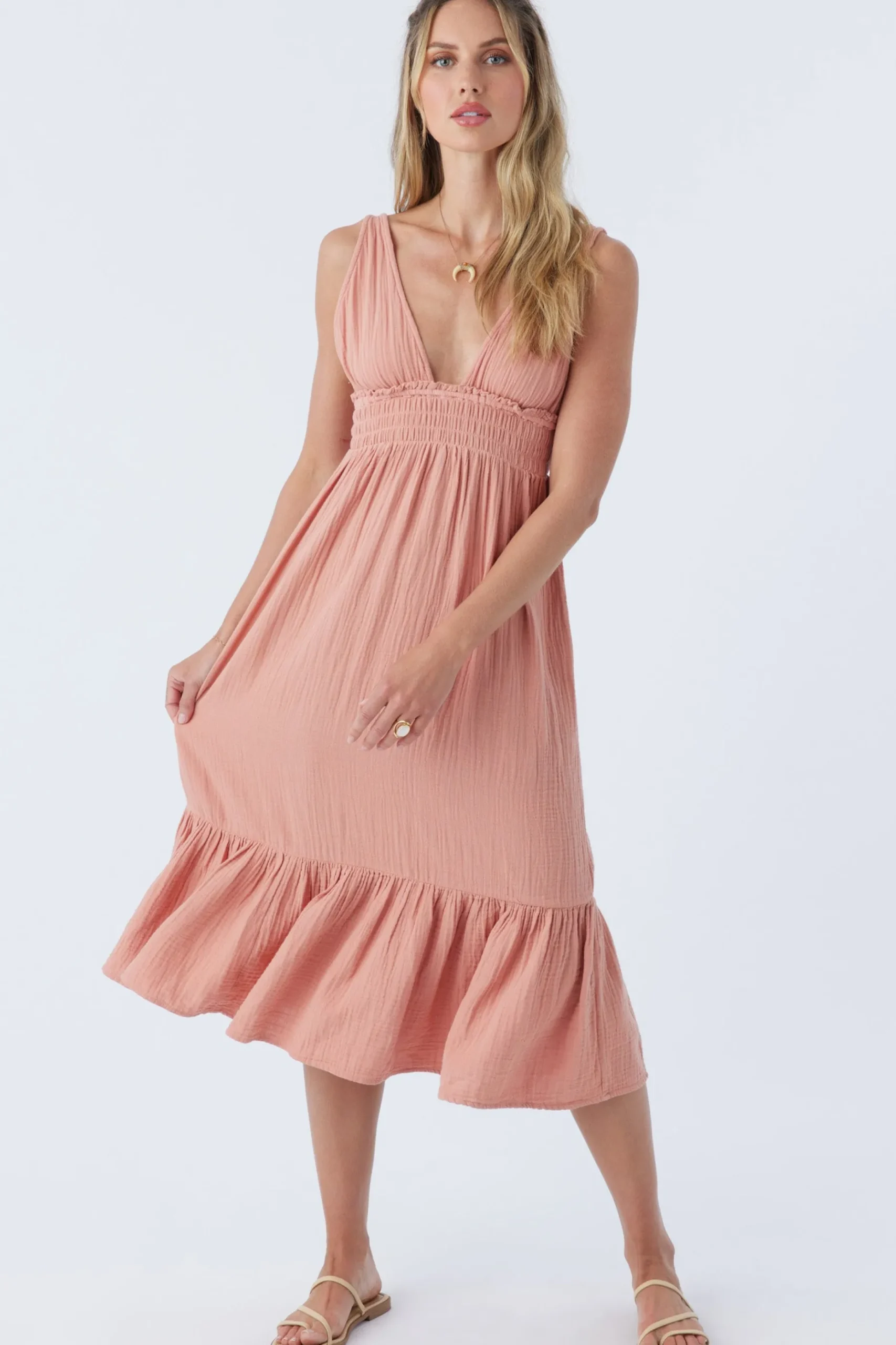 MARGEAUX DOUBLE GAUZE COVER-UP DRESS