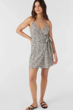 MARLO DREA ANIMAL WRAP DRESS