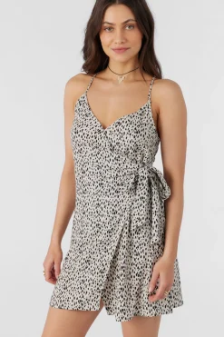 MARLO DREA ANIMAL WRAP DRESS