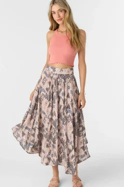MARNIE PALMER PRINT MIDI SKIRT