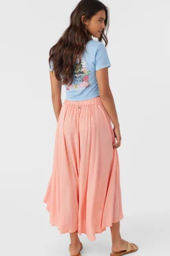 MARNIE SOLID MIDI SKIRT