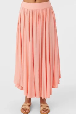 MARNIE SOLID MIDI SKIRT