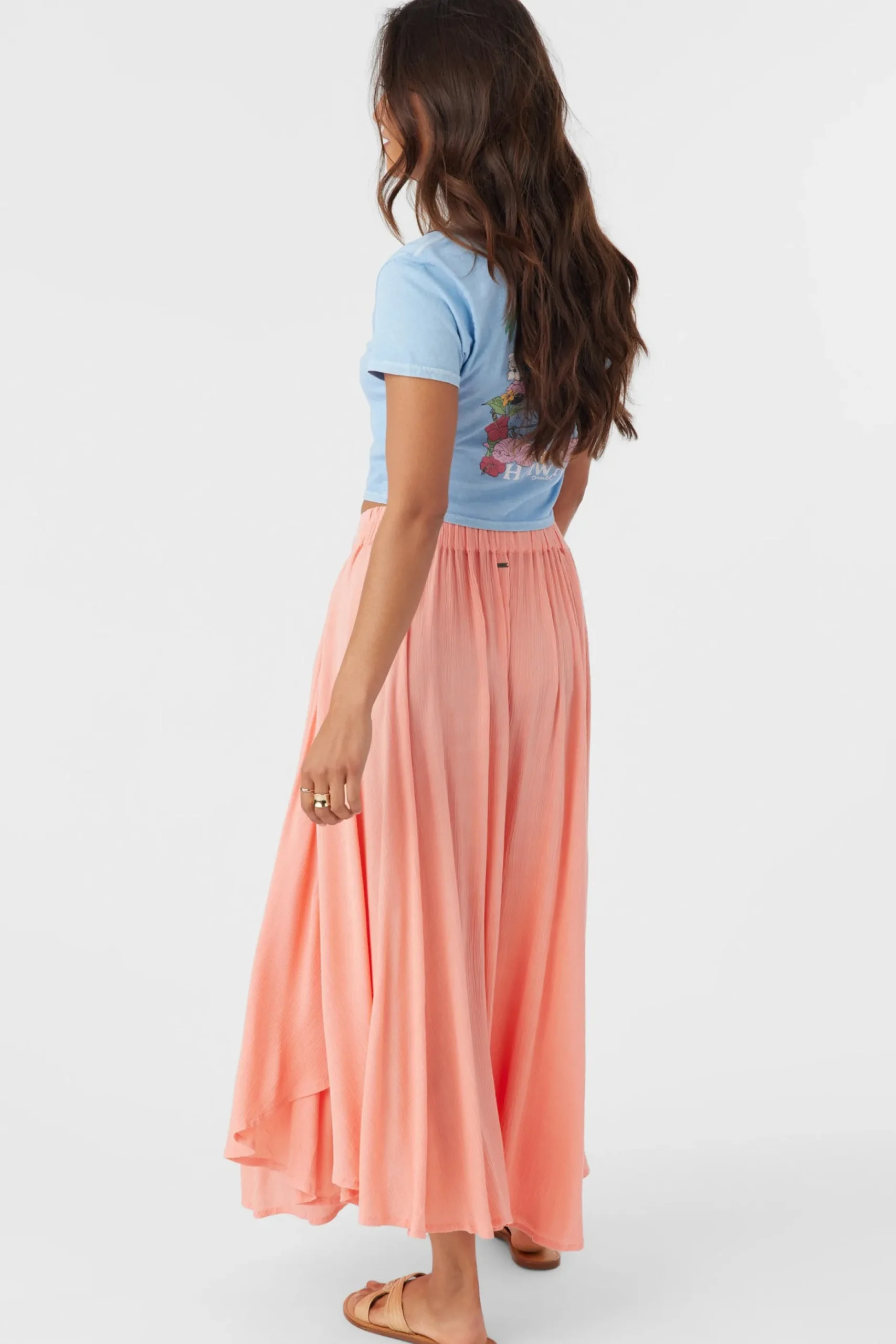 MARNIE SOLID MIDI SKIRT