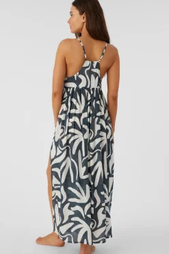 MEL MAXI BEACH HUT GEO SWIM COVER-UP DRESS