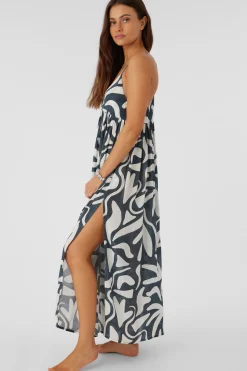 MEL MAXI BEACH HUT GEO SWIM COVER-UP DRESS