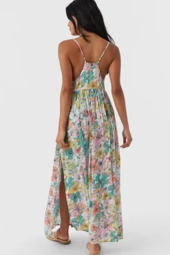 MEL MAXI JANIS FLORAL SWIM COVER-UP DRESS