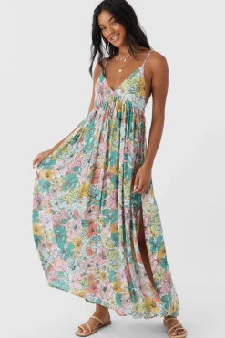 MEL MAXI JANIS FLORAL SWIM COVER-UP DRESS