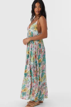 MEL MAXI JANIS FLORAL SWIM COVER-UP DRESS
