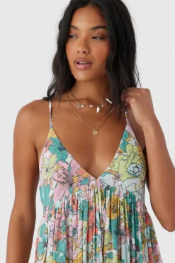 MEL MAXI JANIS FLORAL SWIM COVER-UP DRESS