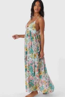 MEL MAXI JANIS FLORAL SWIM COVER-UP DRESS