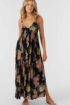 MEL MAXI KALI FLORAL SWIM COVER-UP DRESS