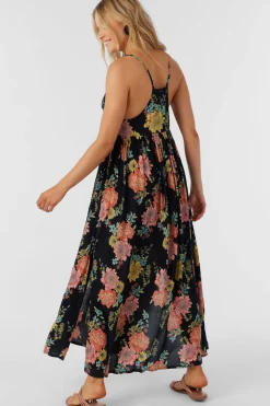 MEL MAXI KALI FLORAL SWIM COVER-UP DRESS