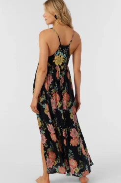 MEL MAXI KALI FLORAL SWIM COVER-UP DRESS