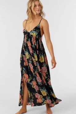 MEL MAXI KALI FLORAL SWIM COVER-UP DRESS