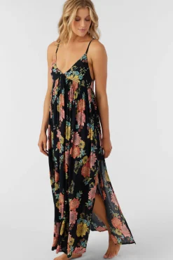 MEL MAXI KALI FLORAL SWIM COVER-UP DRESS