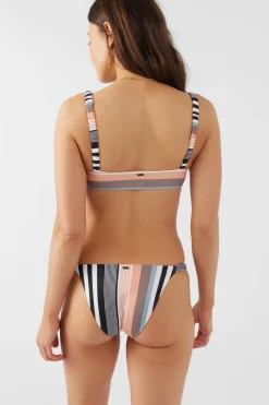 MERHABA STRIPE BUNDORAN BRALETTE TOP