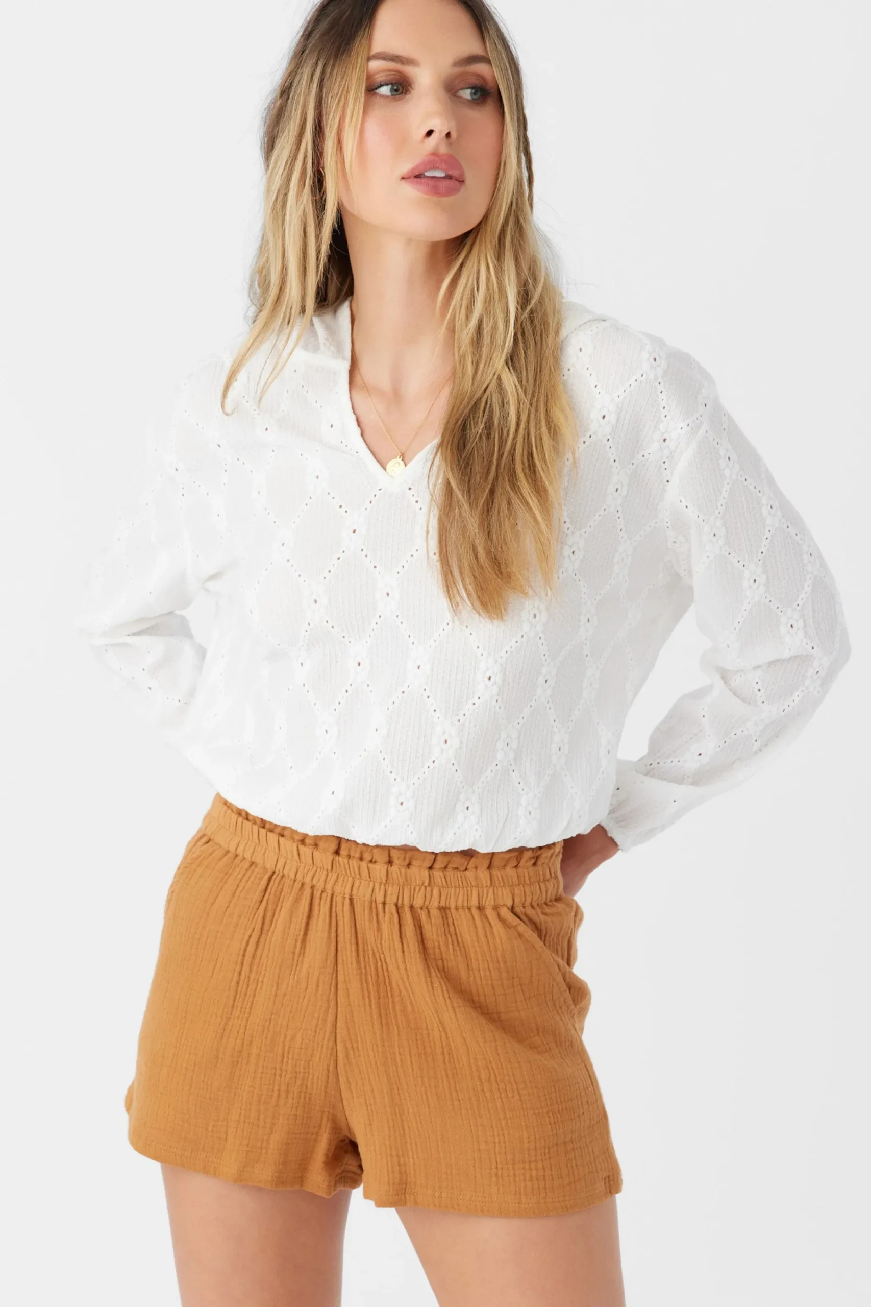 MIKAH KNIT HOODIE PULLOVER