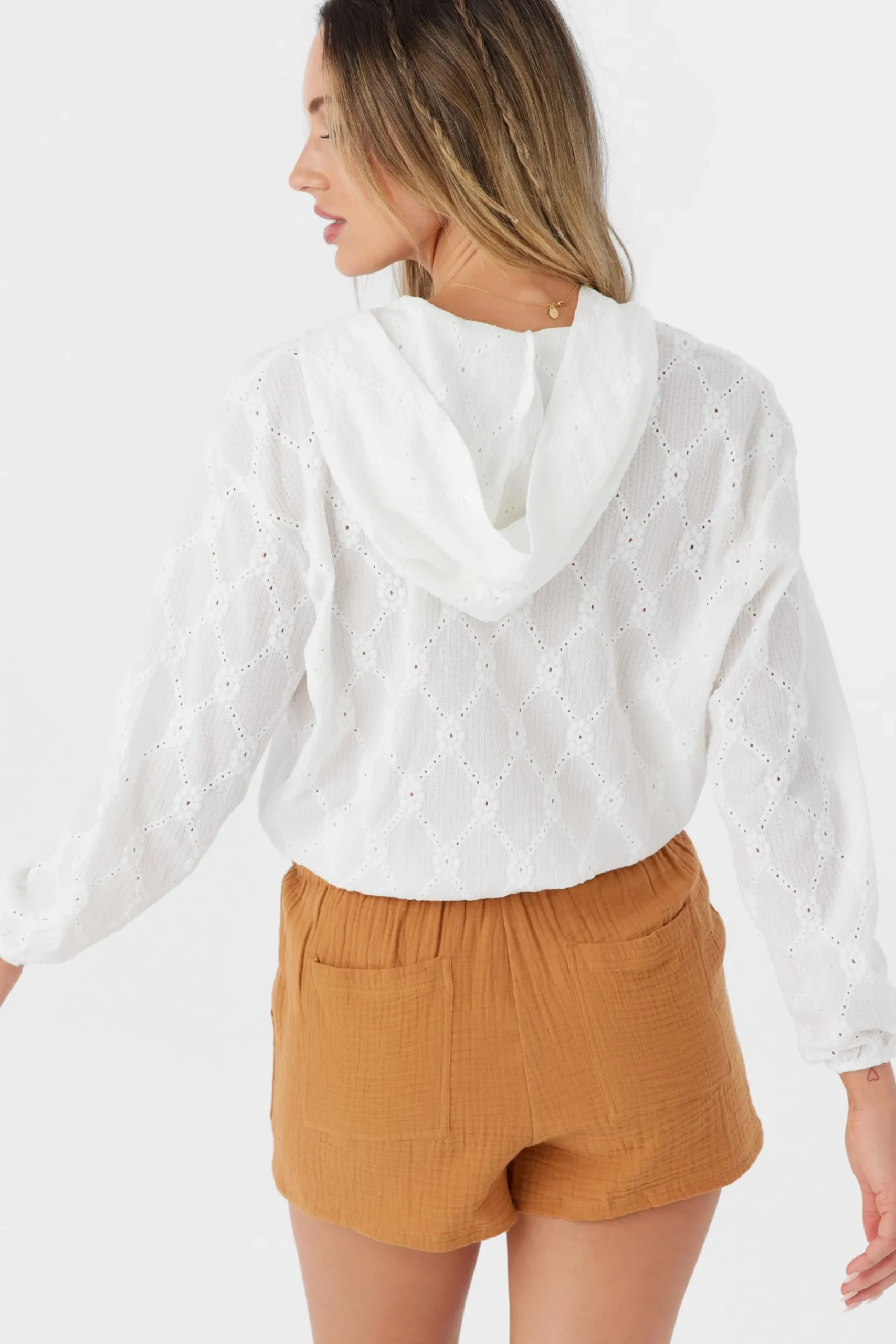 MIKAH KNIT HOODIE PULLOVER
