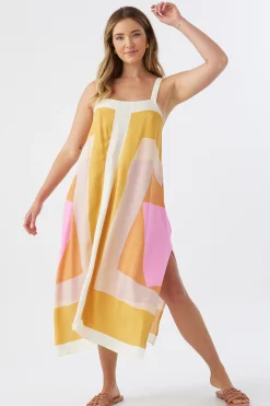 MIRANDA MIDI COVER-UP DRESS