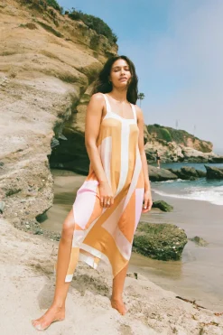 MIRANDA MIDI COVER-UP DRESS