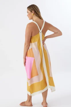 MIRANDA MIDI COVER-UP DRESS