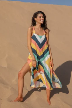 MIRANDA MIDI COVER-UP DRESS