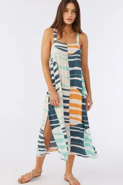MIRANDA MIDI PRINTED COVER-UP DRESS