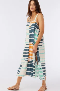 MIRANDA MIDI PRINTED COVER-UP DRESS