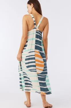 MIRANDA MIDI PRINTED COVER-UP DRESS
