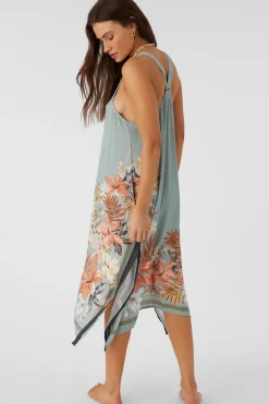 MIRANDA PUNTA TROPICAL MIDI COVER-UP DRESS