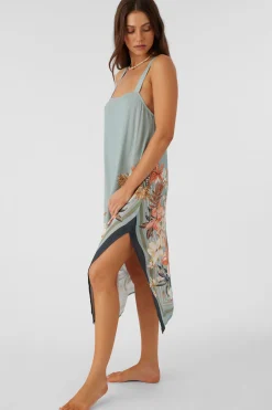 MIRANDA PUNTA TROPICAL MIDI COVER-UP DRESS