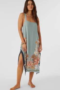 MIRANDA PUNTA TROPICAL MIDI COVER-UP DRESS