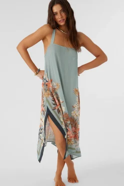 MIRANDA PUNTA TROPICAL MIDI COVER-UP DRESS