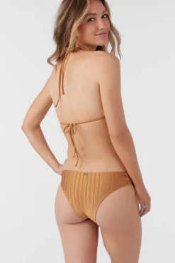 MIZI METALLIC RIB MADRID CUTOUT BRALETTE TOP