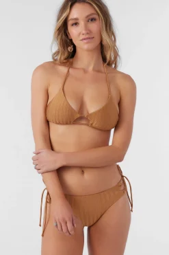 MIZI METALLIC RIB MADRID CUTOUT BRALETTE TOP