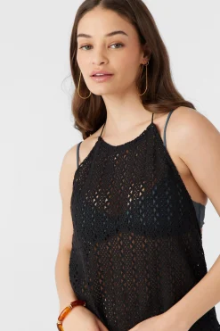 MONA MINI CROCHET LACE COVER-UP DRESS