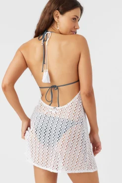 MONA MINI CROCHET LACE COVER-UP DRESS