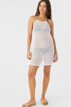 MONA MINI CROCHET LACE COVER-UP DRESS