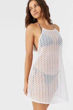 MONA MINI CROCHET LACE COVER-UP DRESS